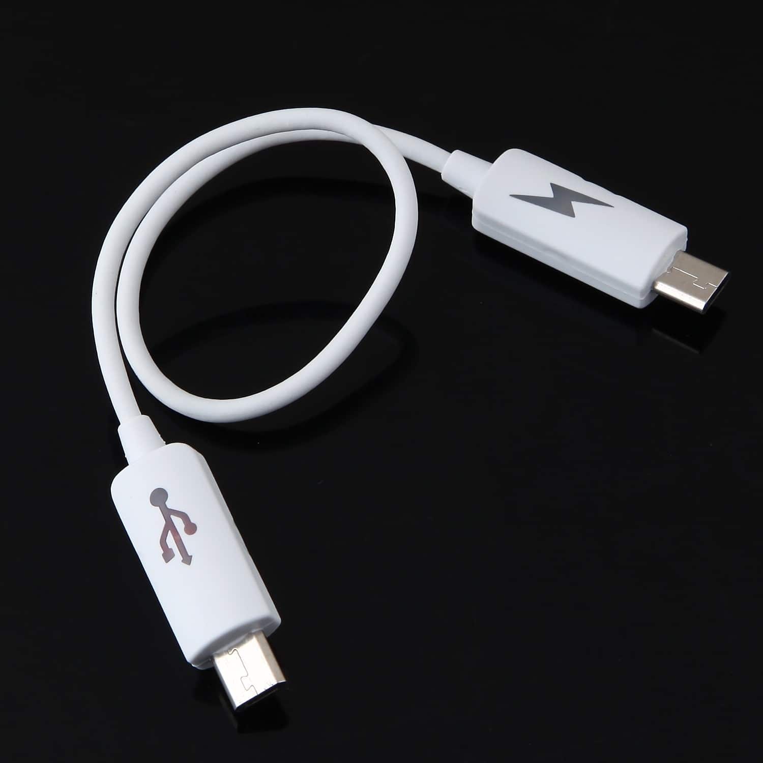 Micro USB 8 pin Lightning Connector Charging OTG Cable For Smartphone